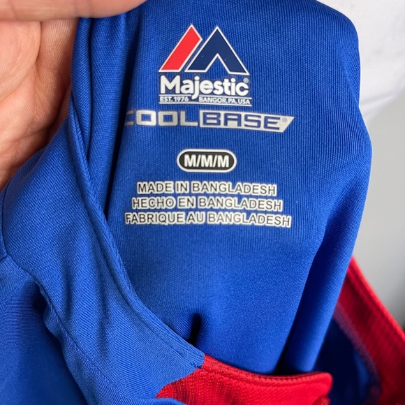 Chicago Cubs Adult Large Dri-Fit/ Clima Cool Jersey: Adult Men’s Medium:Majestic - Picture 5 of 5